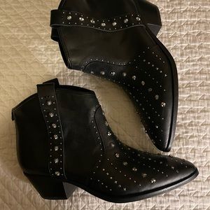 Sam Edelman studded booties. New without box.